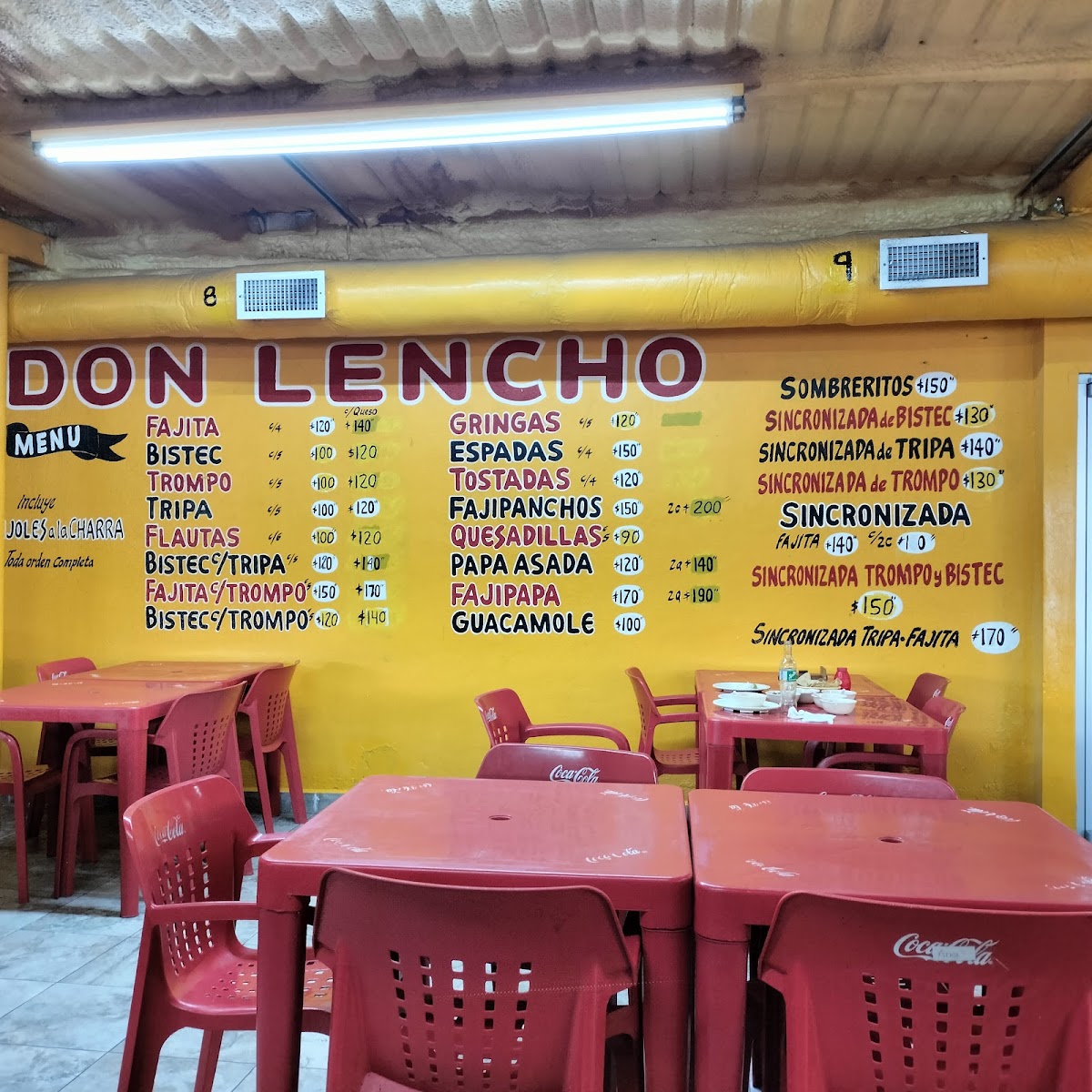 Taqueria Don Lencho Menu - Image 1